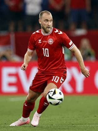 Dortmund - Christian Eriksen of Denmark during the UEFA EURO, EM, Europameisterschaft,Fussball 2024 round of 16 match between Germany and Denmark at BVB Stadium Dortmund on June 29, 2024 in Dortmund, Germany. ANP Hollandse Hoogte MAURICE VAN STEEN UEFA EURO 2024 2024 xVIxANPxSportx xVanxSteenxFotografiexIVx 502362534 originalFilename: 502362534.jpg