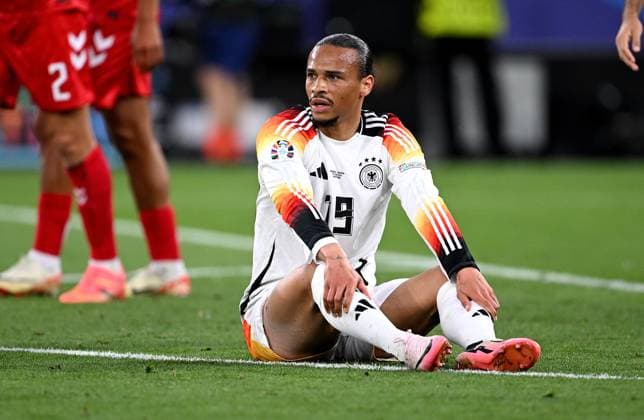 Football Euro 2024 Round of 16 29 06 2024 Germany Denmark Leroy Sane Germany