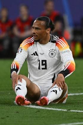 29 06 2024, xpsx, Football EM 2024 1 8 Final, Germany Denmark emspor, v l Leroy Sane Deutsche Fussball Nationalmannschaft DFB DFL DFB REGULATIONS PROHIBIT ANY USE OF PHOTOGRAPHS as IMAGE SEQUENCES and or QUASI VIDEO Dortmund