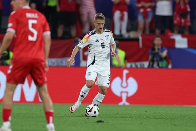 Sport, Football, UEFA EURO 2024 Round of 16 Germany Denmark 29 06 2024, BVB Stadium Dortmund Joshua Kimmich Germany, 6 Dortmund BVB Stadium Dortmund North Rhine-Westphalia Germany