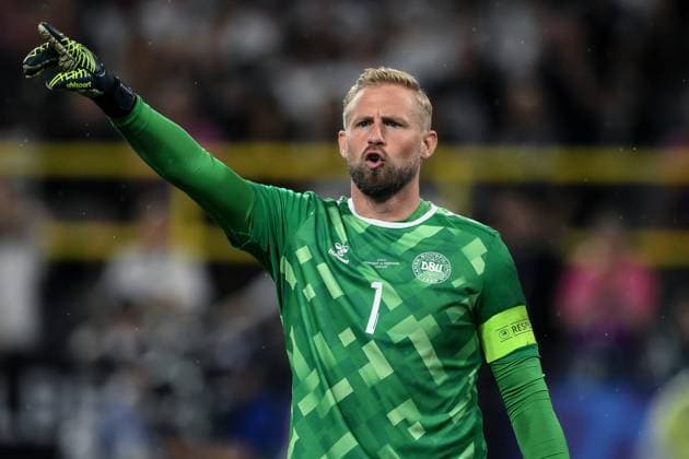 Mg Dortmund (Germania) 29 06 2024 - Euro 2024 Germania-Danimarca foto Matteo Gribaudi Image nella foto: Kasper Schmeichel 