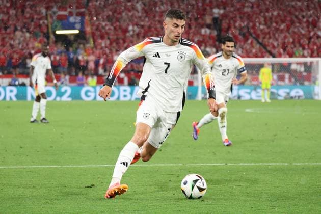 29 06 2024, Football, Men, UEFA European Championship 2024, Round of 16, Germany Denmark, Kai Havertz Germany Dortmund Signal Iduna Park North Rhine-Westphalia Germany EN Copyright: xSebastianxBachx