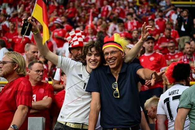 Fans Germany, Germany vs Denmark, Football, UEFA Euro 2024, Round of 16, 29 06 2024 Dortmund North Rhine-Westphalia Germany Copyright: xkolbert-press MarcxNiemeyerx