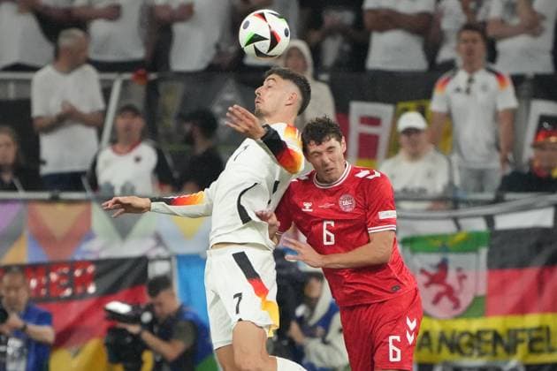 Kai Havertz Germany Germany, 07 vs Andreas Christensen Denmark, Denmark, 06 Dortmund 29 06 2024 Germany vs Denmark, EURO2024 M37, Round of 16, EM Arena Dortmund