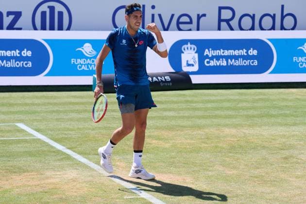 Calvia,Spain - June 29, 2024: Alejandro Tabilo competing during Mallorca Championships ATP250 hosted by Mallorca country club. Cordon Press  FJVILLEGAS
