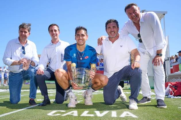 Sport Themen der Woche KW26 Calvia,Spain - June 29, 2024: Alejandro Tabilo competing during Mallorca Championships ATP250 hosted by Mallorca country club. Cordon Press  FJVILLEGAS