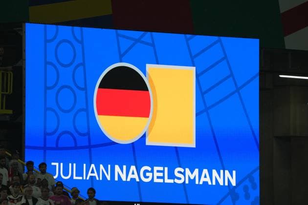 Yellow for national coach Julian Nagelsmann Germany Germany Dortmund 29 06 2024 Germany vs Denmark, EURO2024 M37, Round of 16, European Championship Arena Dortmund