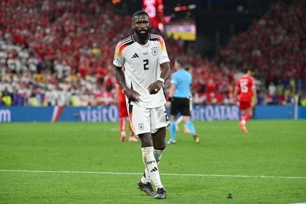 Soccer, Men, Season 2023 24, Euro EM 2024 Round of 16 in Dortmund , Germany Denmark, Antonio Rüdiger Ruediger Germany , 29 06 2024, Copyright: xMatthiasxKochx