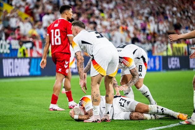 240629 Robert Andrich of Germany during the UEFA Euro 2024 Football Championship round of 16 match between Germany and Denmark on June 29, 2024 in Dortmund Photo Jesper Zerman BILDBYRAN kod JZ JZ0545 fotboll football soccer fotballs em europamästerskap em uefa euro uefa european football championship euro 2024 tyskland germany danmark denmark bbeng  Copyright: JESPERxZERMAN BB240629JZ123