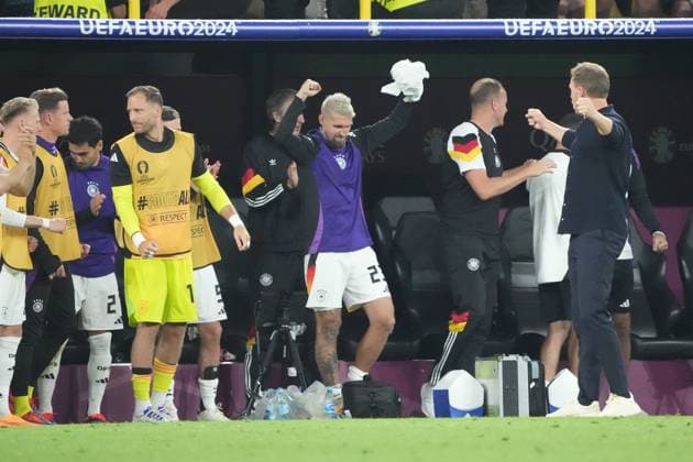 Final cheer national coach Julian Nagelsmann Germany Germany Dortmund 29 06 2024 Germany vs Denmark, EURO2024 M37, Round of 16, European Championship Arena Dortmund