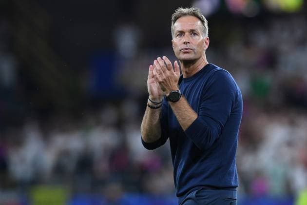 Soccer UEFA EURO 2024 Round of 16 Germany Denmark on 29 06 2024 at BVB Stadion Dortmund in Dortmund Kasper Hjulmand Coach Head Coach Denmark xRx