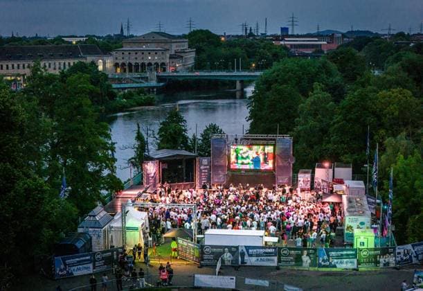 EURO 2024, Germany - Denmark, public viewing in Mülheim an der Ruhr