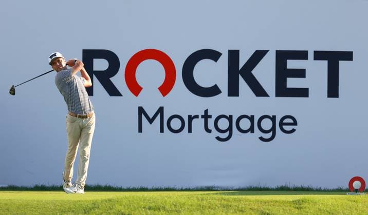 Rocket Mortgage Classic Eric Cole of Tequesta, Florida hits from the 18th tee during the third round of the Rocket Mortgage Classic at Detroit Golf Club on Saturday, June 29, 2024 in Detroit, Michigan. Detroit Michigan United States  Copyright: xAmyxLemusx originalFilename:lemus-rocketmo240629_npoes.jpg