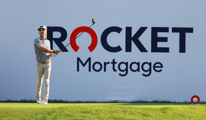 Rocket Mortgage Classic Eric Cole of Tequesta, Florida hits from the 18th tee during the third round of the Rocket Mortgage Classic at Detroit Golf Club on Saturday, June 29, 2024 in Detroit, Michigan. Detroit Michigan United States  Copyright: xAmyxLemusx originalFilename:lemus-rocketmo240629_npNTw.jpg