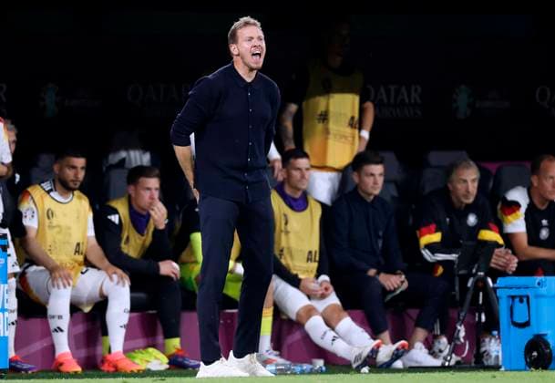 NAGELSMANN Julian Coach Team Germany UEFA Football EURO 2024 in Germany Round of 16 Match Germany Denmark 2 0 on 29 06 2024 in Dortmund DFL REGULATIONS PROHIBIT ANY USE OF PHOTOGRAPHS as IMAGE SEQUENCES and or QUASI VIDEO Copyright: xLacixPerenyix