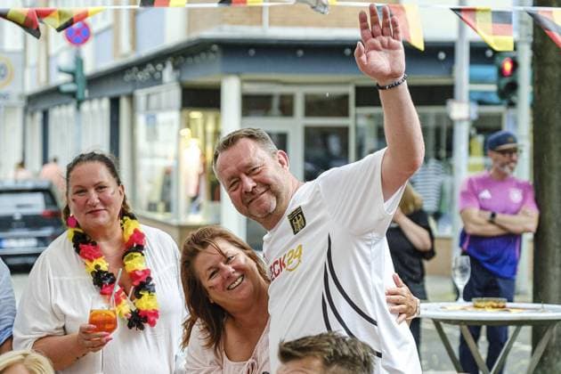 EURO 2024, Germany - Denmark, Public Viewing in Duisburg