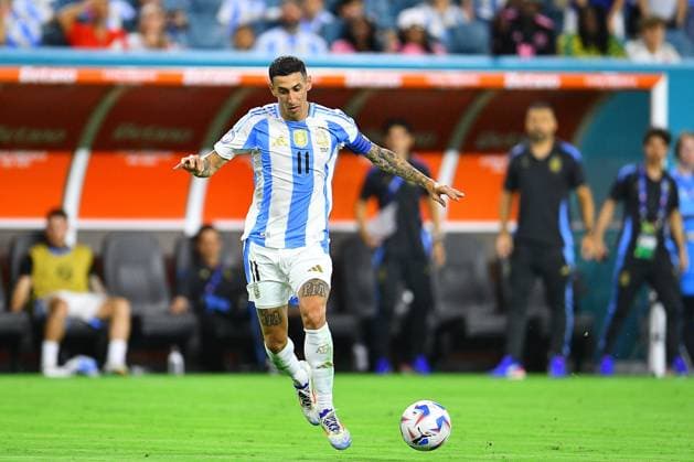 RECORD DATE NOT STATED Copa America USA 2024 Argentina vs Peru Angel Di Maria of Argentina during the CONMEBOL Copa America 2024 group A match between Argentina and Peru, at Hard Rock Stadium, on June 29, 2024 in Miami Gardens, Florida, United States. MIAMI GARDENS FLORIDA UNITED STATES  Copyright: xAdrianxMaciasx 20240629204451_CA_GA_2024_ARG_PER_DIMARIA173
