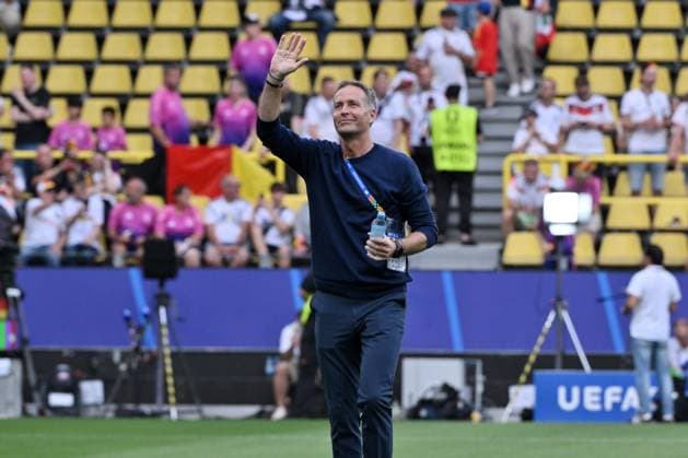 Coach Kasper Hjulmand Denmark before the match 29 06 2024, European Football Championship 2024, Round of 16 Germany Denmark 2 0 Dortmund North Rhine-Westphalia Germany Team2