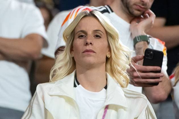 Sina Hundertmark Wife of Pascal Gross Germany, 05 , GER, Germany GER vs Denmark DEN , European Football Championship, UEFA EURO 2024, Round of 16, 29 06 2024 GER, Germany GER vs Denmark DEN , European Football Championship, UEFA EURO 2024, Round of 16, 29 06 2024 Dortmund Copyright: xEibner-Pressefoto Memmlerx EP_MMR