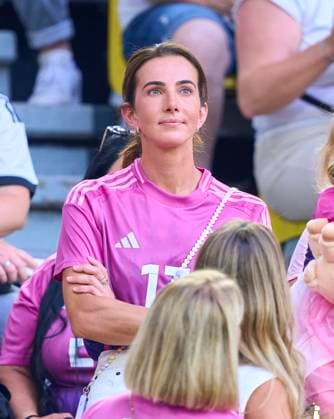 Lisa, wife of Thomas Mueller in the best of 16 match GERMANY - DENMARK 2-0 of the UEFA European Championships 2024 on Jun 29, 2024 in Dormund, Germany.