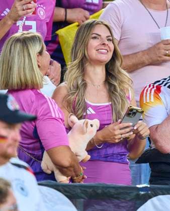 Lisa, wife of Niclas Fuellkrug, Füllkrug, DFB 9 in the best of 16 match GERMANY - DENMARK 2-0 of the UEFA European Championships 2024 on Jun 29, 2024 in Dormund, Germany.