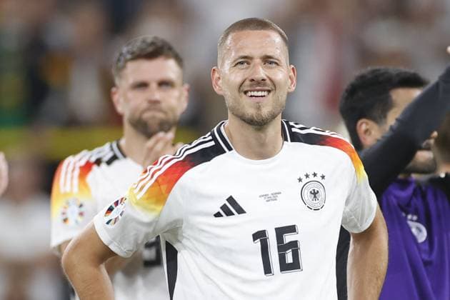 DORTMUND, BVB Stadium, 29-06-2024 , European Football Championship Euro2024, Round of 16 match no.37 between Germany and Denmark final score 2-0. Germany player Waldemar Anton Germany - Denmark (Euro2024)  x25637431x Copyright: