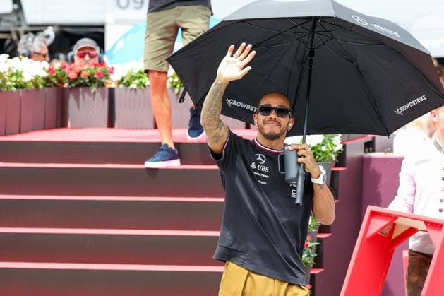 Drivers Parade, Lewis Hamilton Mercedes AMG , Race, Austrian Grand Prix, Motorsport, Men, Formula 1, 30 06 2024 Spielberg Styria Austria Copyright: xkolbert-press ChristianxKolbertx