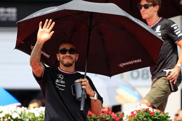 FORMULA 1 - GP of Austria 2024 SPIELBERG,AUSTRIA,30.JUN.24 - MOTORSPORTS, FORMULA 1 - Grand Prix of Austria, Red Bull Ring. Image shows Lewis Hamilton (GBR Mercedes).  GEPAxpictures xMarioxBuehner-Weinrauch