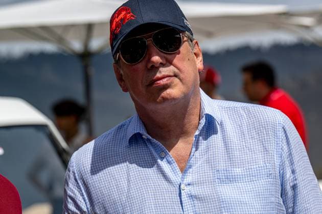 SPIELBERG, AUSTRIA: Hans Zimmer, German film score composer and music producer, at the 2024 Formula 1 Austrian Grand Prix at the Red Bull Ring in Spielberg, Austria.
