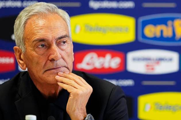 President FIGC Gabriele Gravina speak with the media during a press conference, PK, Pressekonferenz at Casa Azzurri at Hemberg-Stadion on June 30, 2024 in Iserlohn, Germany. 30, June, 2024. - Soccer .  Copyright: xFabioxFerrari LaPressex