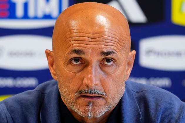 Sport Bilder des Tages head coach Italy Luciano Spalletti speak with the media during a press conference, PK, Pressekonferenz at Casa Azzurri at Hemberg-Stadion on June 30, 2024 in Iserlohn, Germany. 30, June, 2024. - Soccer .  Copyright: xFabioxFerrari LaPressex