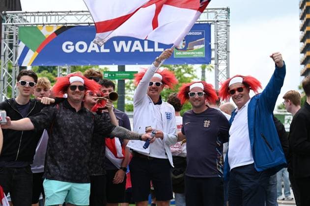 EURO 2024, England - Slovakia, Fans before the match