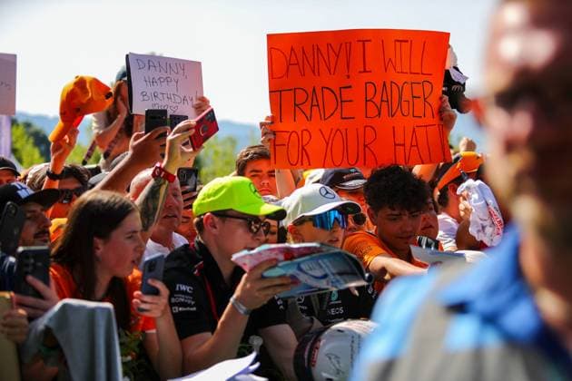 Supporters during Race day of Formula 1 Qatar Airways Austrian Grand Prix 2024, RedBull Ring, Spielberg, Austria 30th June 2024  Copyright: xAlessioxDexMarco IPAxSportx xipax xx IPA_47618272 IPA_Agency_IPA47618272