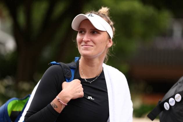 30th June 2024; All England Lawn Tennis and Croquet Club, London, England; Wimbledon Tennis Tournament, Practice Day; Wimbledon 2023 winner Marketa Vondrousova  ActionPlus12661939 ShaunxBrooks