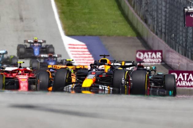 FORMULA 1 - GP of Austria 2024 SPIELBERG,AUSTRIA,30.JUN.24 - MOTORSPORTS, FORMULA 1 - Grand Prix of Austria, Red Bull Ring. Image shows Max Verstappen (NED Red Bull Racing) during the race start.  GEPAxpictures xDanielxGoetzhaber