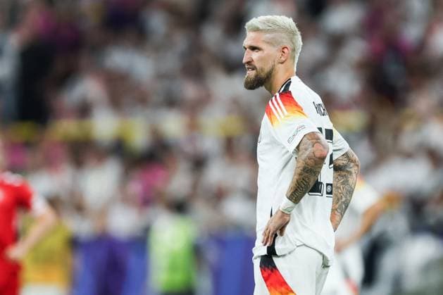 Sport, Football, UEFA EURO 2024 Round of 16 Germany Denmark 29 06 2024, BVB Stadium Dortmund Robert Andrich Germany, 23 Dortmund BVB Stadium Dortmund North Rhine-Westphalia Germany