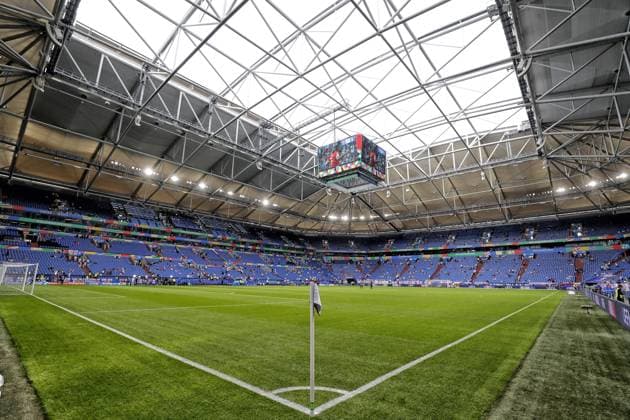 GELSENKIRCHEN, 30-06-20204, Stadium Veltins Arena, European Football Championship Euro2024, Round of 16 match no.40 between England and Slovakia. Stadium overview England - Slovakia (Euro2024)  x25640343x Copyright: