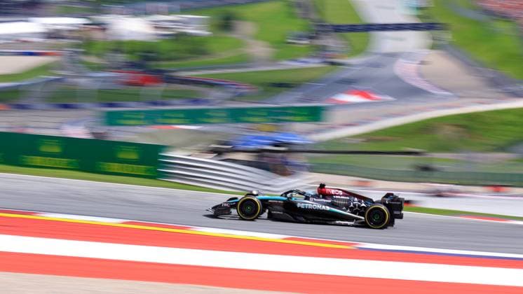 FORMULA 1 - GP of Austria 2024 SPIELBERG,AUSTRIA,30.JUN.24 - MOTORSPORTS, FORMULA 1 - Grand Prix of Austria, Red Bull Ring. Image shows George Russell (GBR Mercedes).  GEPAxpictures xMarioxBuehner-Wei