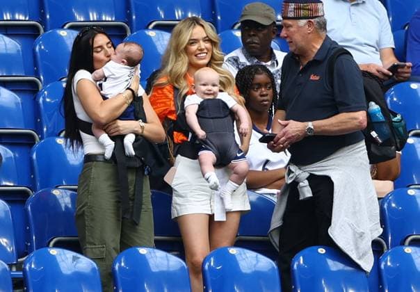 Annie Kilner wife of Kyle Walker England v Slovakia, UEFA European Championship, EM, Europameisterschaft 2024, Round of 16, Football, Arena AufSchalke, Gelsenkirchen, Germany - 30 Jun 2024 EDITORIAL USE ONLY No use with unauthorised audio, video, data, fixture lists, club league logos or live services. Online in-match use limited to 120 images, no video emulation. No use in betting, games or single club league player publications. Copyright: xKieranxMcManus Shutterstockx 14562217u