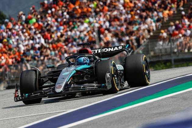 63 George Russell GBR, Mercedes AMG Petronas F1 Team , F1 Grand Prix of Austria at Red Bull Ring on June 30, 2024 in Spielberg, Austria Photo by HOCH ZWEI Spielberg Austria