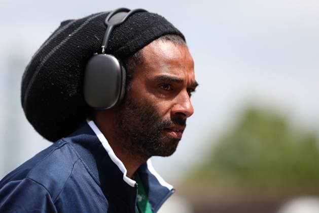30th June 2024; All England Lawn Tennis and Croquet Club, London, England; Wimbledon Tennis Tournament, Practice Day; Dustin Brown (GER) walks the Wimbledon grounds  ActionPlus12662029 ShaunxBrooks