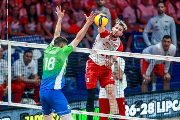 2024.06.30 LODZ ATLAS ARENA FINAL LIGI NARODOW 2024 MEN™S VOLLEYBALL NATIONS LEAGUE 2024 POLSKA vs SLOWENIA N Z TOMASZ FORNAL FOTO: ARTUR KRASZEWSKI A.P.P.A. NEWSPIX.PL --- Newspix.pl POLAND OUT!  20240630APPA_0939AK