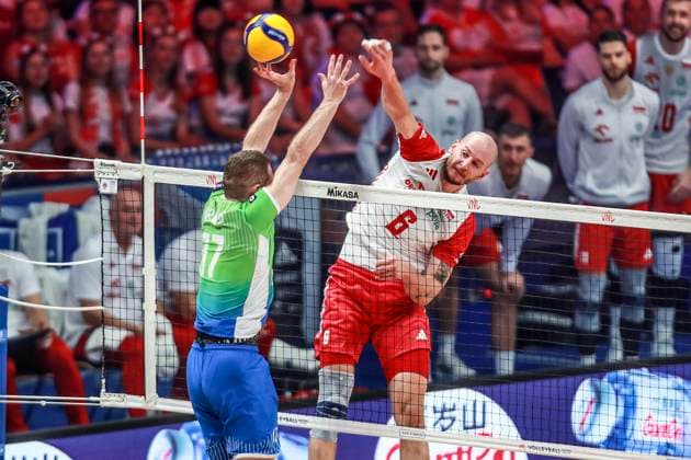 Volleyball, FIVB Nations League, Spiel um Platz 3, Polen - Slowenien 2024.06.30 LODZ ATLAS ARENA FINAL LIGI NARODOW 2024 MEN™S VOLLEYBALL NATIONS LEAGUE 2024 POLSKA vs SLOWENIA N Z BARTOSZ KUREK FOTO: ARTUR KRASZEWSKI A.P.P.A. NEWSPIX.PL --- Newspix.pl POLAND OUT!  20240630APPA_0986AK