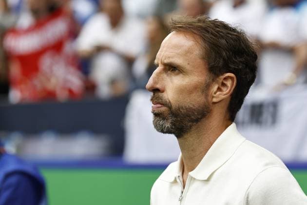 EURO 2024, England - Slowakei GELSENKIRCHEN - England coach Gareth Southgate during the UEFA EURO, EM, Europameisterschaft,Fussball 2024 round of 16 match between England and Slovakia at the Arena AufSchalke on June 30, 2024 in Gelsenkirchen, Germany. ANP Hollandse Hoogte MAURICE VAN STEEN UEFA EURO 2024 2024 xVIxANPxSportx xVanxSteenxFotografiexIVx 502440313 originalFilename: 502440313.jpg