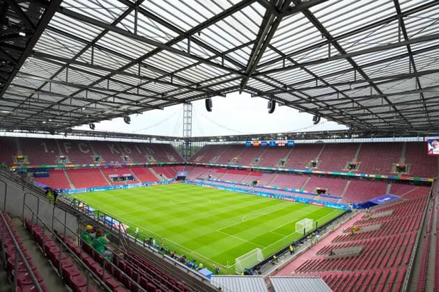 Cologne, Germany, June 30th 2024: General view inside of the stadium during the UEFA EURO, EM, Europameisterschaft,Fussball 2024 Germany Round 16 football match between Spain and Georgia at Cologne Stadium in Cologne, Germany. (Daniela Porcelli SPP)  Copyright: xDanielaxPorcellix xSPPx spp-en-DaPoSp-20240630-DP102703