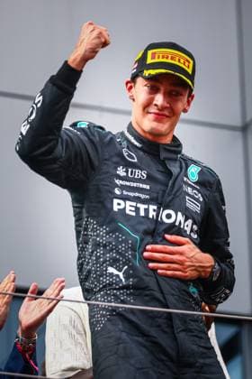 63 George Russell, (GRB) AMG Mercedes Ineos during the Austrian GP, Spielberg 27-30 June 2024, Formula 1 World Championship, WM, Weltmeisterschaft 2024.  Copyright: xFedericoxBasile IPAxSportx xipa-x xx IPA_47624641 IPA_Agency_IPA47624641
