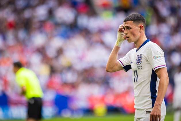 Gelsenkirchen, Germany 30th Jun 2024 Phil Foden ENG England Slovakia England Slovakia 06 2024