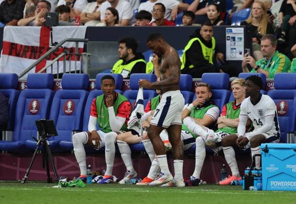 England v Slovakia UEFA EURO, EM, Europameisterschaft,Fussball 2024 Round of 16 Ivan Toney of England comes on as a second half substitute during the UEFA Euro 2024 Round of 16 match between England and Slovakia at Veltins-Arena, Gelsenkirchen UK Newspapers OUT Copyright: xPaulxChestertonx FIL-20312-0223