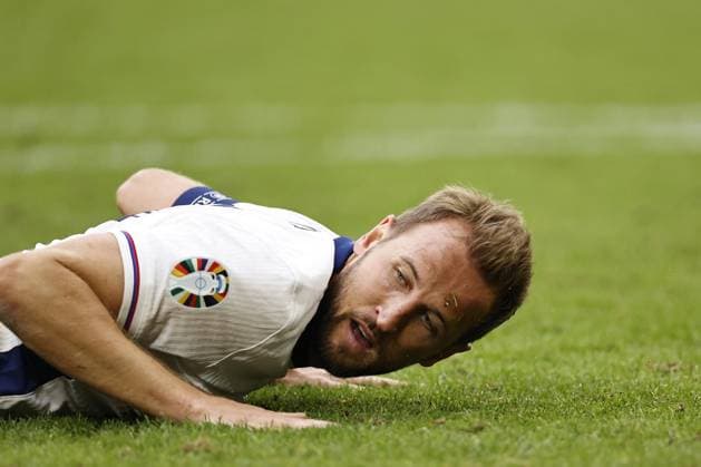 GELSENKIRCHEN - Harry Kane of England during the UEFA EURO, EM, Europameisterschaft,Fussball 2024 round of 16 match between England and Slovakia at the Arena AufSchalke on June 30, 2024 in Gelsenkirchen, Germany. ANP Hollandse Hoogte MAURICE VAN STEEN UEFA EURO 2024 2024 xVIxANPxSportx xVanxSteenxFotografiexIVx 502448993 originalFilename: 502448993.jpg