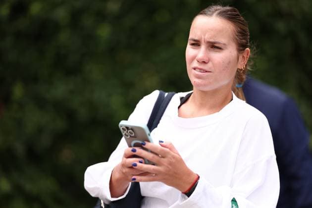 30th June 2024; All England Lawn Tennis and Croquet Club, London, England; Wimbledon Tennis Tournament, Practice Day; Sofia Kenin (USA)  ActionPlus12662080 ShaunxBrooks